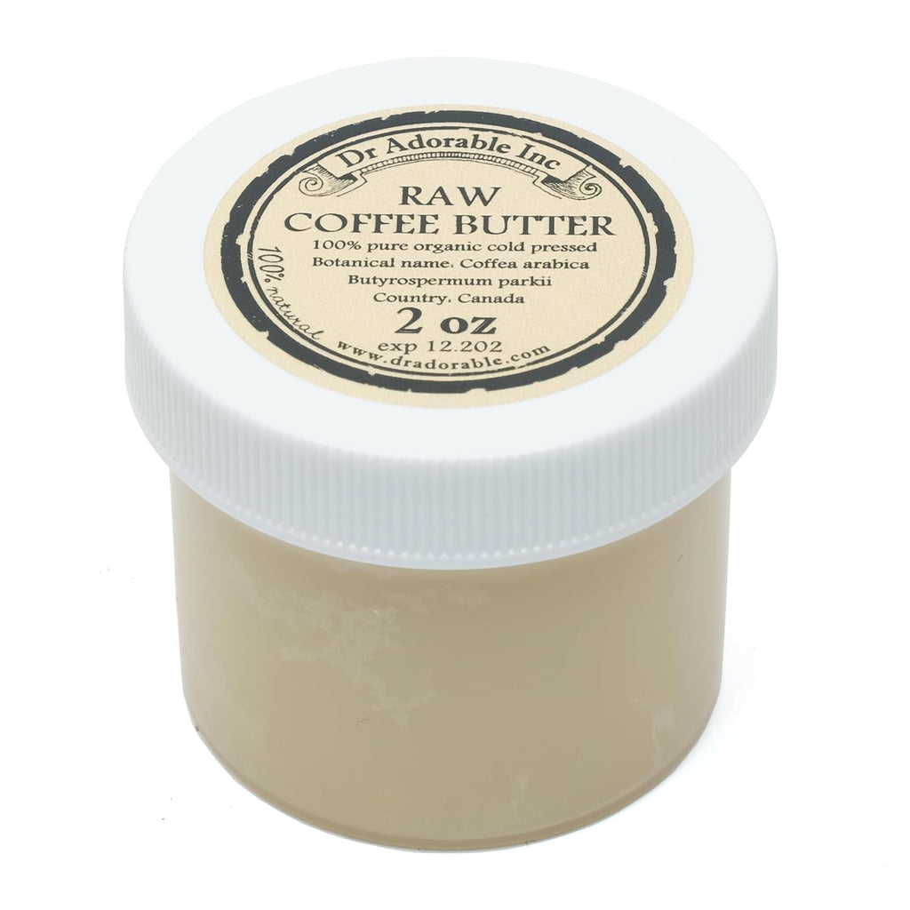 - 2 Oz - Coffee Bean Butter - Pure Natural Organic anti Aging Moisturizer